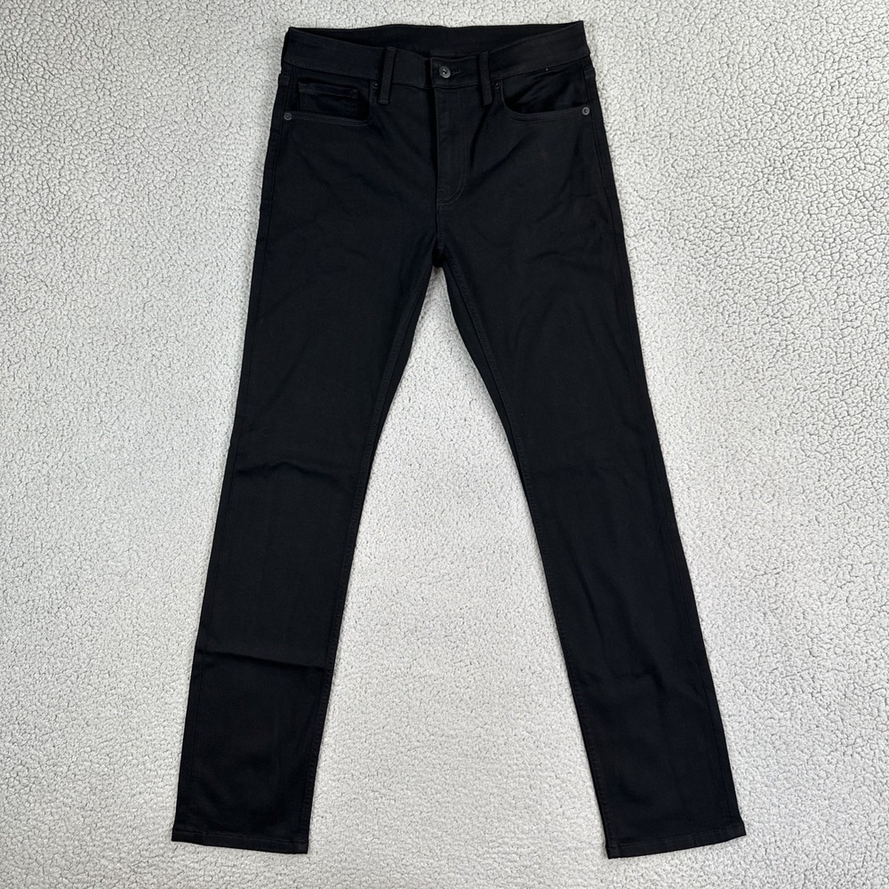 True Classic Denim Pants Men 30x32 Black Comfort Stretch Slim Fit 5 Pocket Jeans